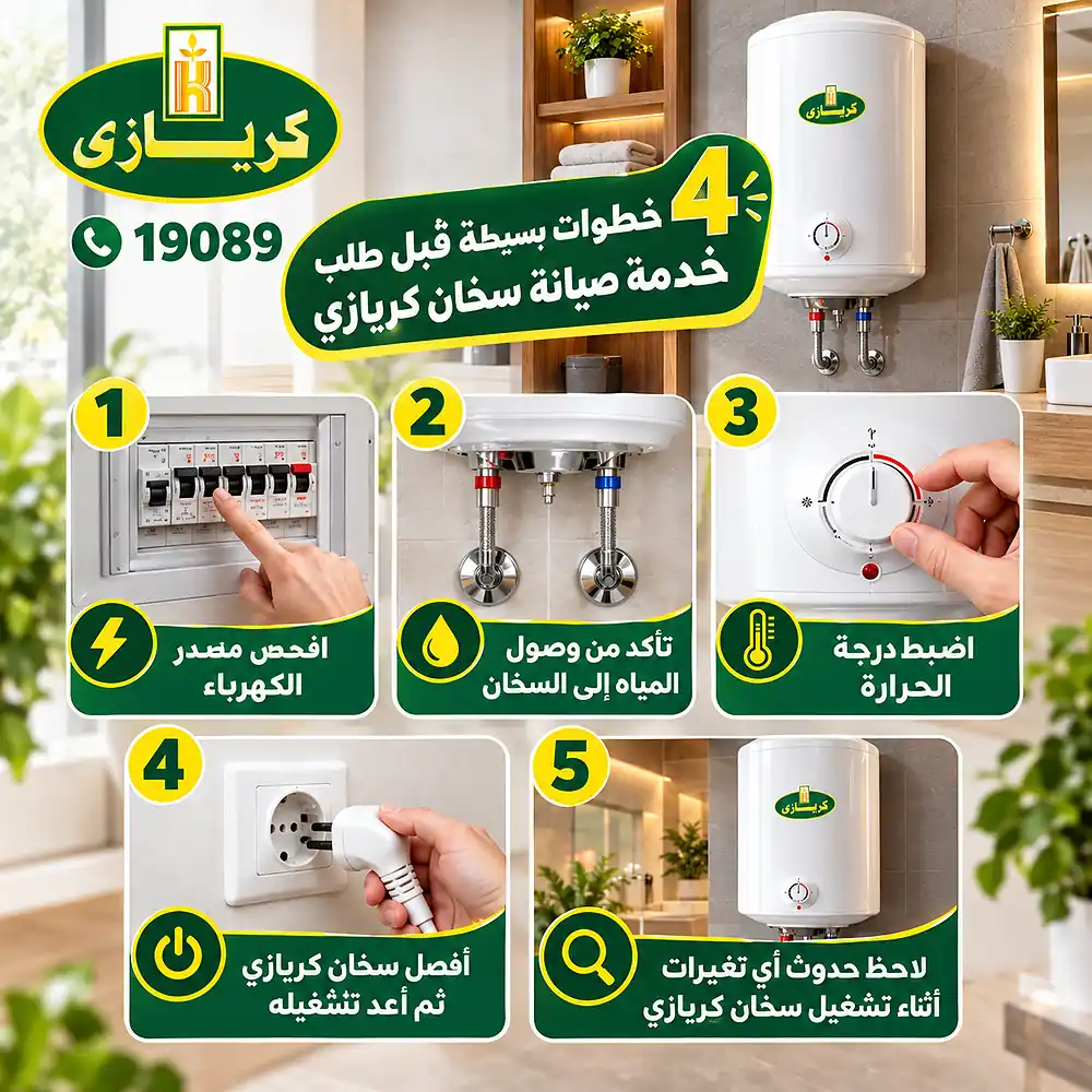 خطوات تصليح سخان كريازي في المنزل